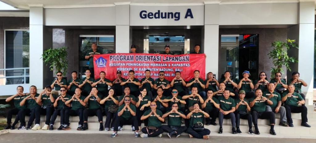 KERJA SAMA DENGAN FORUM PERBEKEL, DISKERPUS KABUPATEN BADUNG LAKSANAKAN PROGRAM BIMTEK TATA KELOLA KEARSIPAN DESA